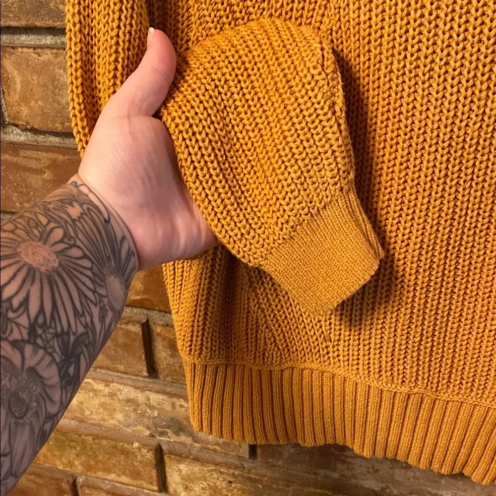 Aeropostale Cable Knit Boxy Fit  Sweater / Preppy / Comfy / Cozy / Chunky - Picture 6 of 8